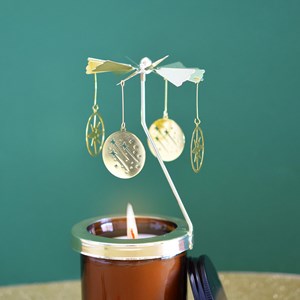 Carrousel pour bougie abondance étoilée