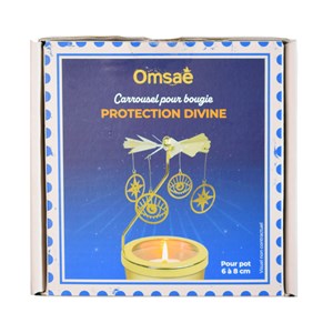 Carrousel pour bougie protection divine