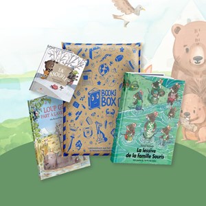 Bookibox coffret lecture surprise 3 livres d’occasion nature & animaux 3-5 ans