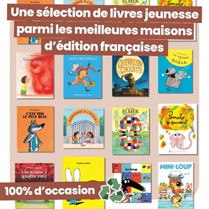 Bookibox coffret lecture surprise 3 livres d’occasion héros & quotidien 3-5 ans
