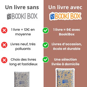 Bookibox coffret lecture surprise 3 livres d’occasion héros & quotidien 3-5 ans