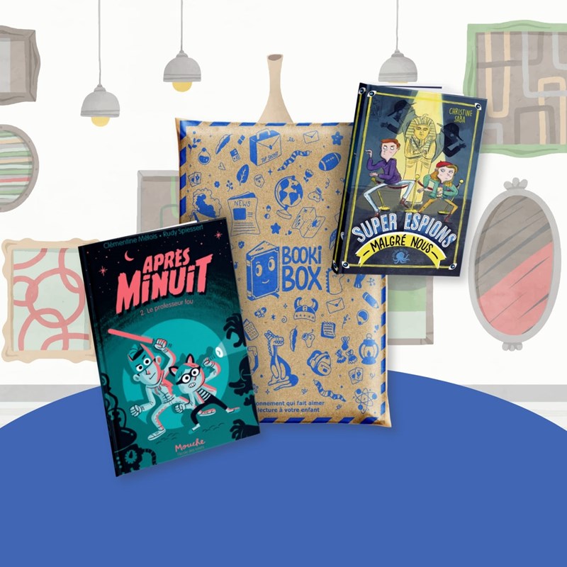 Bookibox coffret lecture surprise 3 livres d’occasion mystères & énigmes 6-8 ans