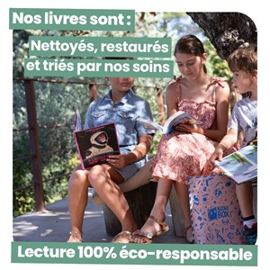 Bookibox coffret lecture surprise 3 livres d’occasion nature & animaux 9-12 ans