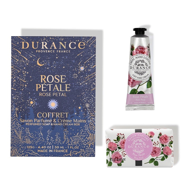 Coffret duo rose pétale