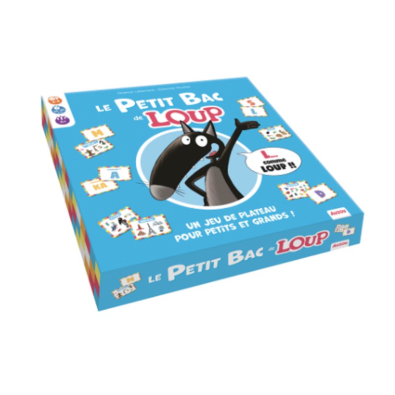 Éditions Auzou - Jeu du petit bac - le loup