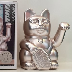 Chat japonais porte bonheur maneki neko moonlight