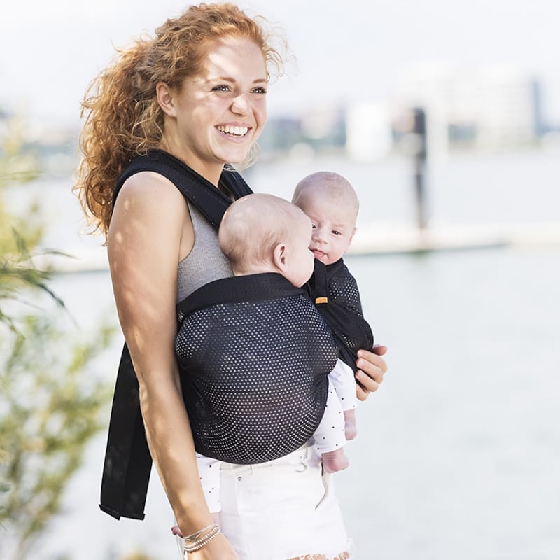Porte bébé pour jumeaux twin mesh (Minimonkey) - Couverture