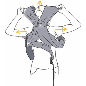 Porte bébé pour jumeaux twin mesh