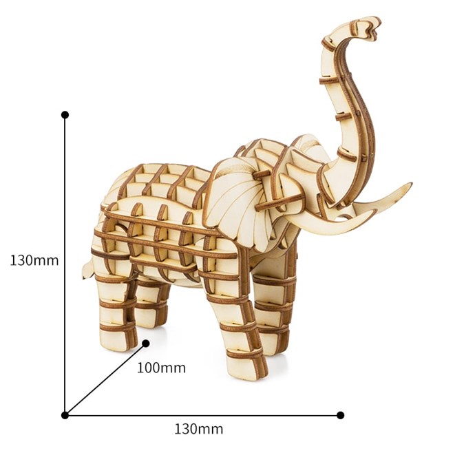 Puzzle 3d animaux, l'éléphant Nature & Découvertes