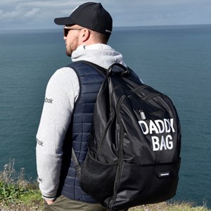 Sac à dos à langer papa daddy bag noir