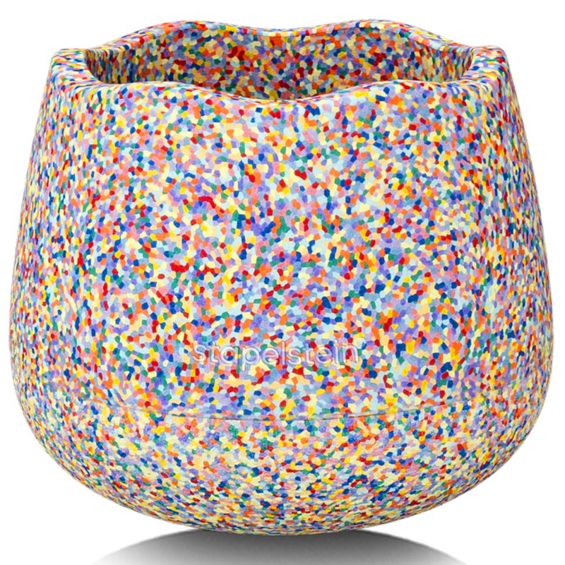 Stapelstein - Tabouret enfant modulaire base super confetti