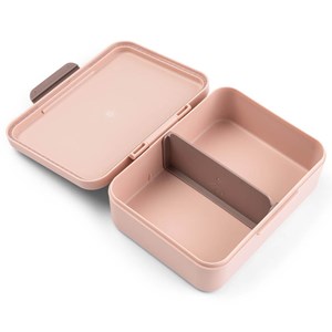 Boîte à goûter avec séparateur tiny farm rose