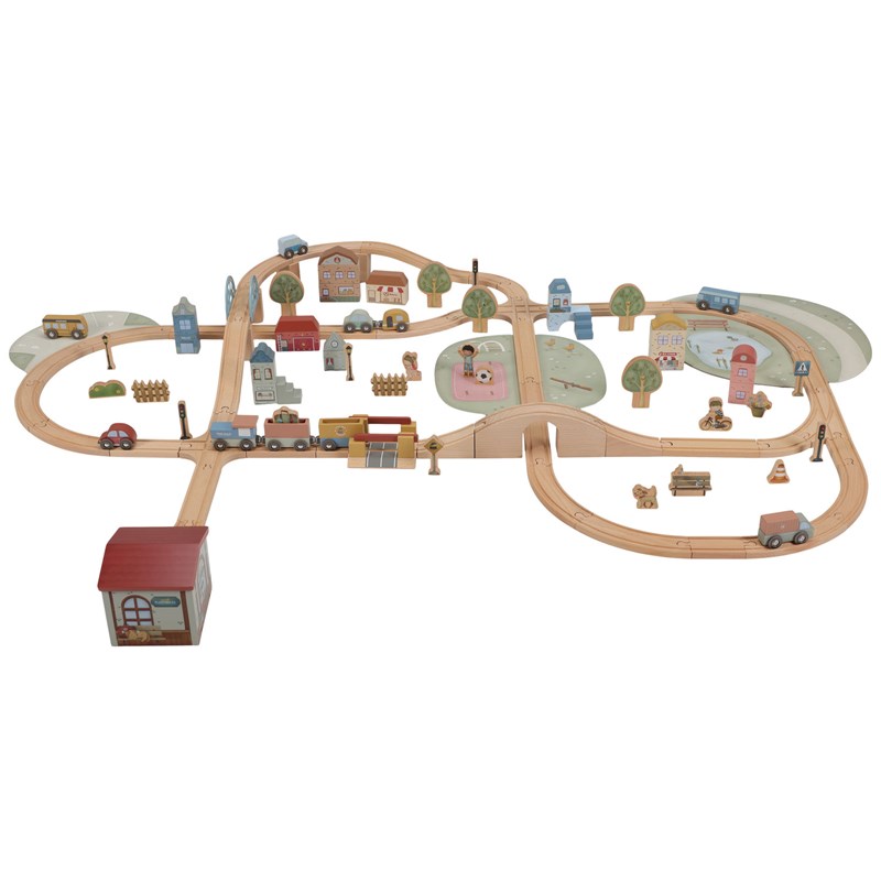 Circuit de train xxl en bois