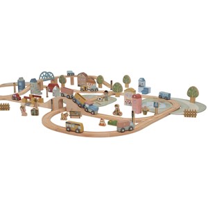 Circuit de train xxl en bois