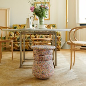 Tabouret modulaire dynamic all super confetti