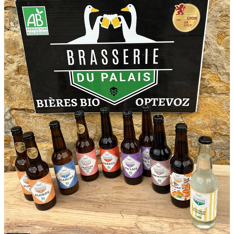 Coffret decouverte bières bio 10x33cl