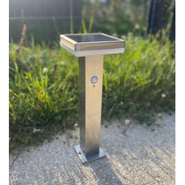 Borne extérieure solaire spello avec détecteur de mouvements