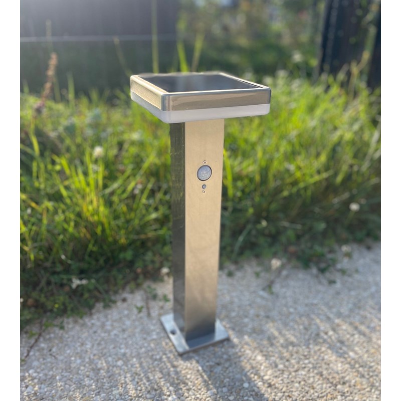 Borne extérieure solaire spello avec détecteur de mouvements