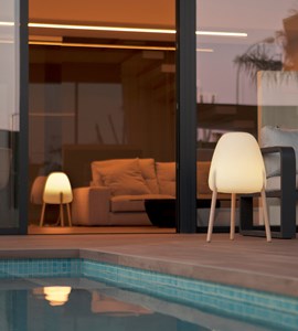 Lampe design solaire rocket