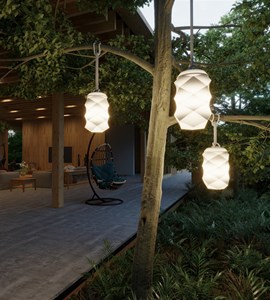 Lampe suspendue rechargeable bita