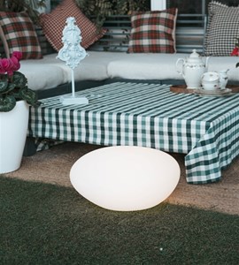 Galet lumineux rechargeable usb et solaire petra