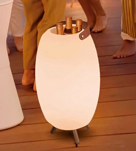 Seau à bouteille lumineux apolo