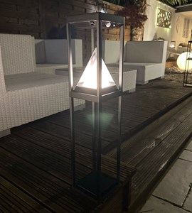 Lampe à poser solaire keops avec détecteur de mouvement