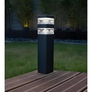 Borne extérieure pyramide 40cm noir