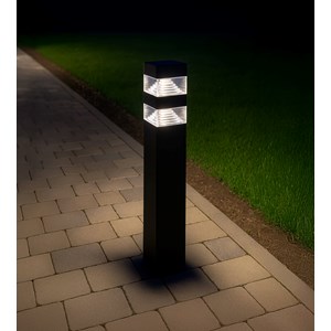 Borne extérieure pyramide 60cm noir