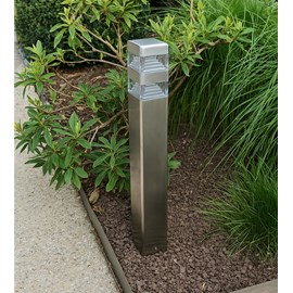 Borne extérieure pyramide 60cm inox