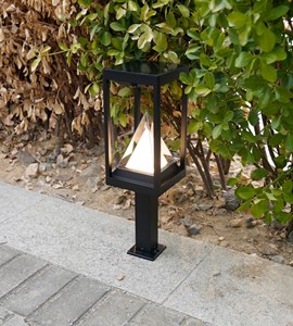 Borne extérieure solaire keops avec détecteur de mouvements