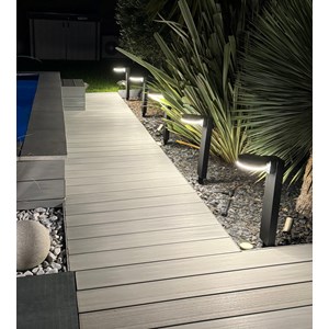 Borne extérieure solaire daytona avec détecteur de mouvements