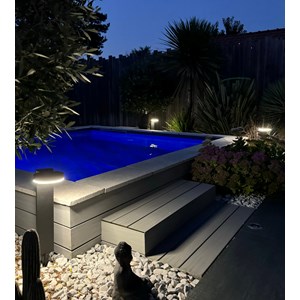 Borne extérieure solaire daytona avec détecteur de mouvements