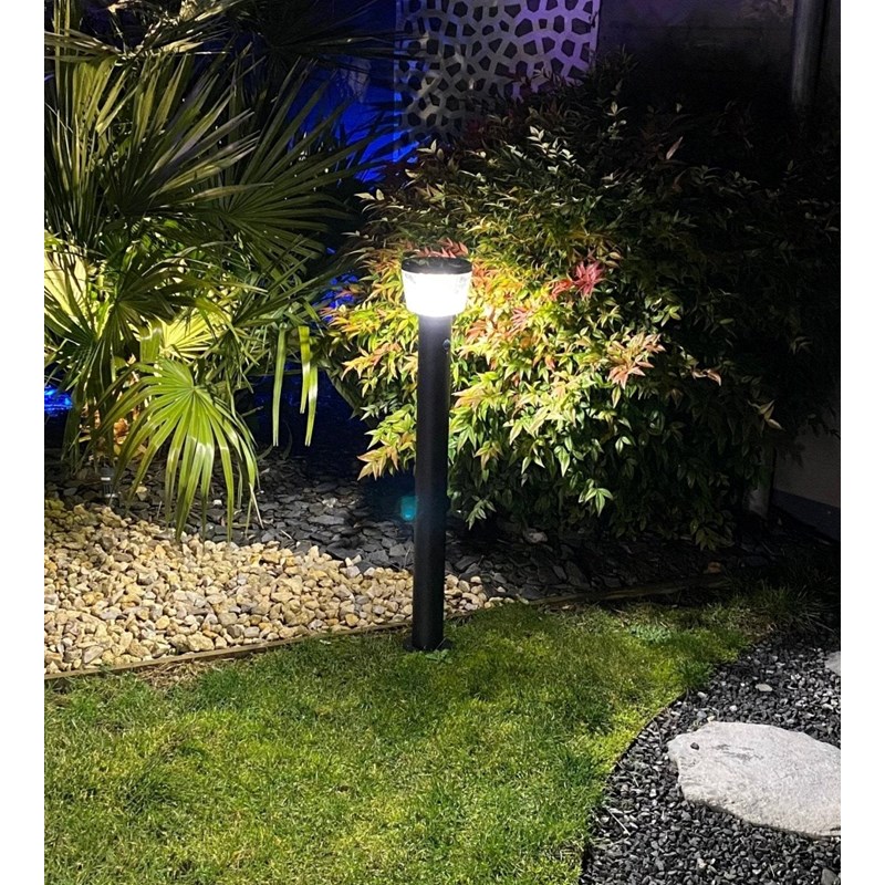 Borne extérieure solaire dublin avec détecteur de mouvements 94cm