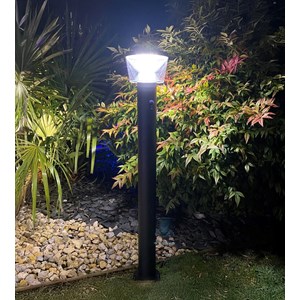 Borne extérieure solaire dublin avec détecteur de mouvements 94cm