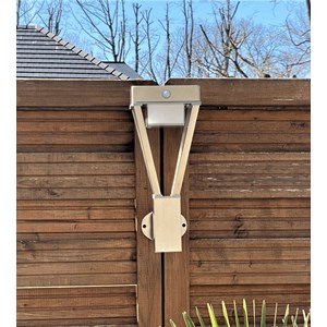 Applique extérieure solaire luxor avec détecteur de mouvements inox