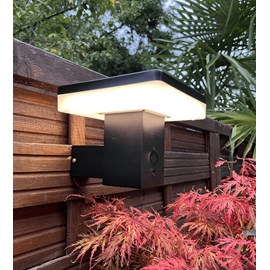 Applique extérieure solaire sun–1000 avec détecteur de mouvements noir