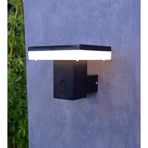 Applique extérieure solaire sun–1000 avec détecteur de mouvements noir