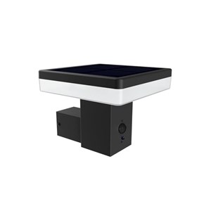 Applique extérieure solaire sun–1000 avec détecteur de mouvements noir