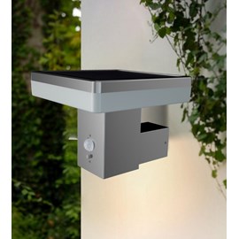 Applique extérieure solaire sun–1000 avec détecteur de mouvements inox