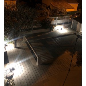 Borne extérieure pyramide piscine 60cm inox