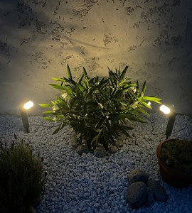 Kit de 2 spots piquets solaires ruby