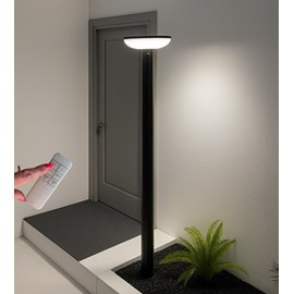 Lampadaire solaire halo+ avec détecteur de mouvements