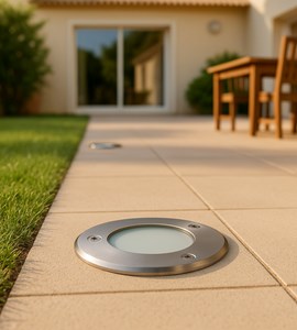 Spot encastrable à ampoule interchangeable diamètre 10 cm