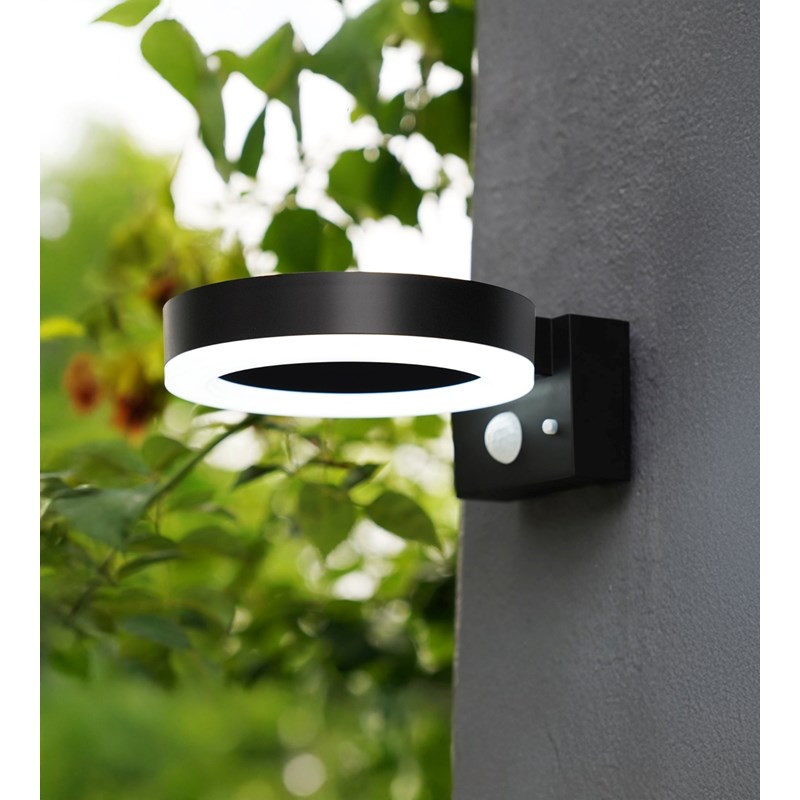Applique extérieure solaire daytona avec détecteur de mouvements