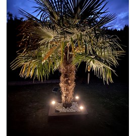 Kit de 3 spots led encastrés solaires inox