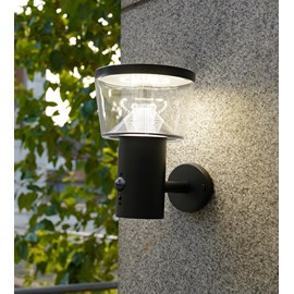 Applique extérieure solaire dublin avec détecteur de mouvements