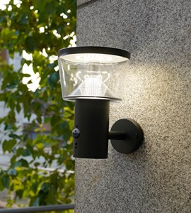 Applique extérieure solaire dublin avec détecteur de mouvements