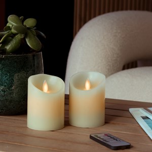 Lot de 2 bougies à led