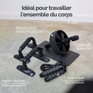 Kit d'entrainement fitness - 4 pièces